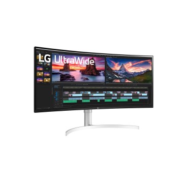 LG 38WN95CP-W écran plat de PC 96,5 cm (38") 3840 x 1600 pixels Quad HD+ QLED Blanc