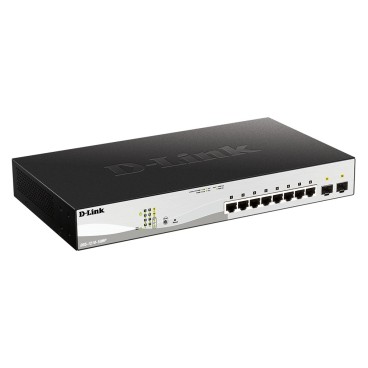 D-Link DGS-1210-10MP Géré L2 Gigabit Ethernet (10 100 1000) Connexion Ethernet, supportant l'alimentation via ce port (PoE)