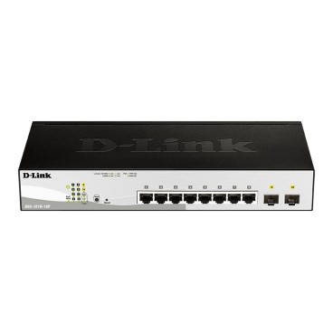 D-Link DGS-1210-10P Géré L2 Gigabit Ethernet (10 100 1000) Connexion Ethernet, supportant l'alimentation via ce port (PoE) 1U