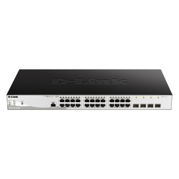 D-Link DGS-1210-28P ME E commutateur réseau Géré L2 L3 Gigabit Ethernet (10 100 1000) Connexion Ethernet, supportant