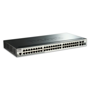 D-Link DGS-1510-52X commutateur réseau Géré L3 Gigabit Ethernet (10 100 1000) 1U Noir