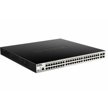 D-Link DGS-1210-52MP ME E commutateur réseau Géré L2+ Gigabit Ethernet (10 100 1000) 1U Noir, Gris