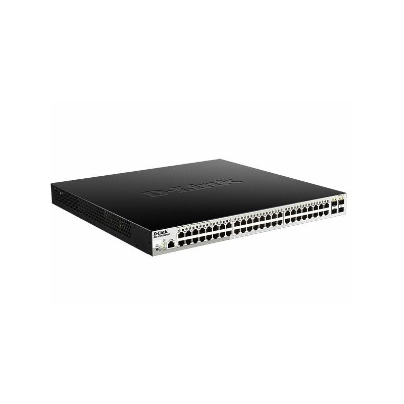 D-Link DGS-1210-52MP ME E commutateur réseau Géré L2+ Gigabit Ethernet (10 100 1000) 1U Noir, Gris