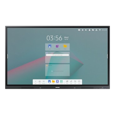 Samsung WA65C tableau blanc interactif 165,1 cm (65") 3840 x 2160 pixels Écran tactile Noir