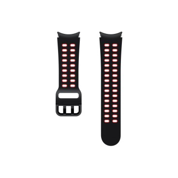 Samsung ET-SXR86SBEGEU accessoire intelligent à porter sur soi Bande Noir, Rouge Fluoroélastomère