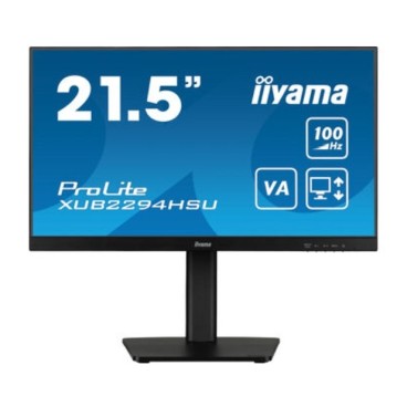 iiyama ProLite XUB2294HSU-B6 écran plat de PC 54,6 cm (21.5") 1920 x 1080 pixels Full HD LCD Noir