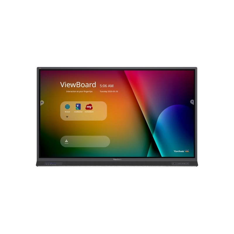 Viewsonic IFP7552-1A affichage de messages Écran plat interactif 190,5 cm (75") Wifi 400 cd m² 4K Ultra HD Écran tactile