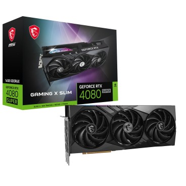 MSI GAMING GeForce RTX 4080 SUPER 16G X SLIM NVIDIA 16 Go GDDR6X