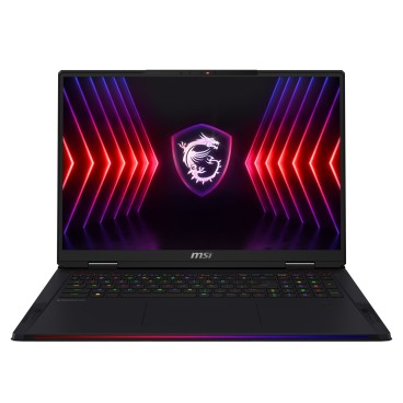 MSI Raider 18 HX A14VIG-058FR Intel® Core™ i9 i9-14900HX Ordinateur portable 45,7 cm (18") UHD+ 64 Go DDR5-SDRAM 2 To SSD