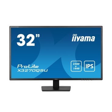 iiyama ProLite X3270QSU-B1 écran plat de PC 81,3 cm (32") 2560 x 1440 pixels Wide Quad HD LED Noir