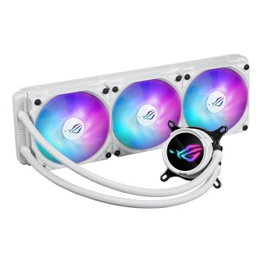 ASUS ROG Strix LC III 360 ARGB White Edition Processeur Kit de refroidissement du liquide 12 cm Blanc