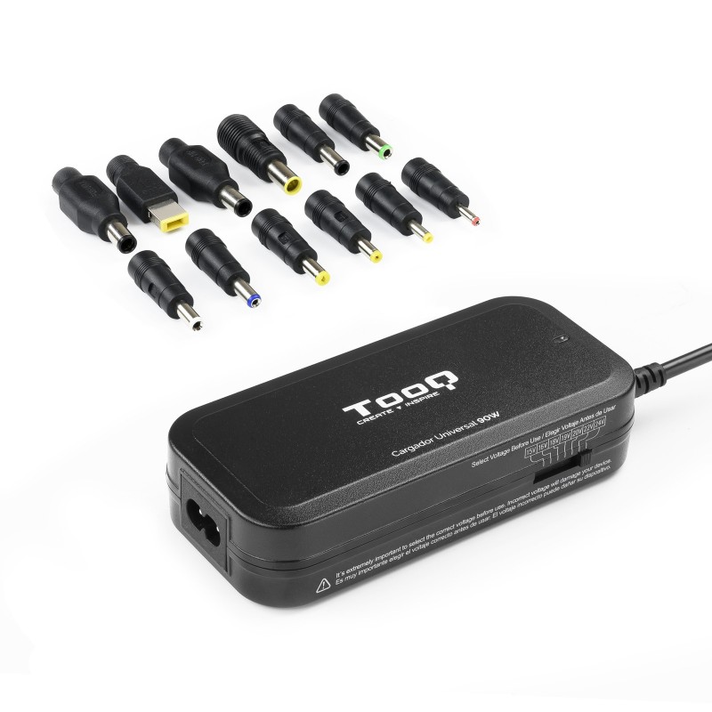 TooQ TQLC-90BS02M chargeur d'appareils mobiles Caméscope numérique, Caméra Numérique, MP3, Téléphone portable Noir Secteur