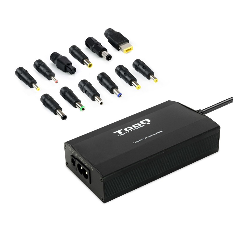 TooQ TQLC-100BS01M adaptateur de puissance & onduleur Auto Indoor 100 W Noir