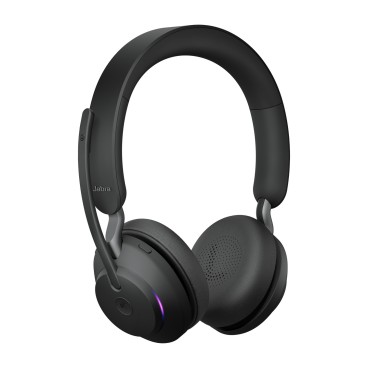 Jabra Evolve2 65, MS Stereo Casque Sans fil Arceau Bureau Centre d'appels USB Type-C Bluetooth Noir