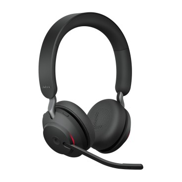 Jabra Evolve2 65, MS Stereo Casque Sans fil Arceau Bureau Centre d'appels USB Type-C Bluetooth Noir