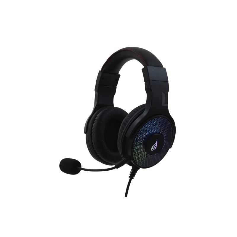 SureFire Harrier 360 Casque Avec fil Arceau Jouer USB Type-A Charbon