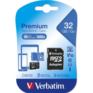 Verbatim Premium 32 Go MicroSDHC Classe 10