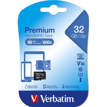 Verbatim Premium 32 Go MicroSDHC Classe 10