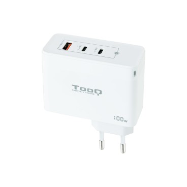 TooQ TQWC-GANQC2PD100W chargeur d'appareils mobiles Universel Blanc Secteur Intérieure