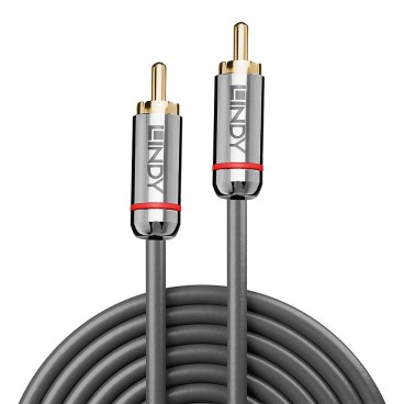 Lindy 35341 câble audio 3 m RCA Anthracite