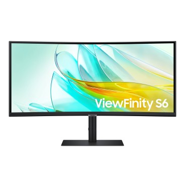 Samsung ViewFinity S6 S65UC écran plat de PC 86,4 cm (34") 3440 x 1440 pixels UltraWide Quad HD LCD Noir