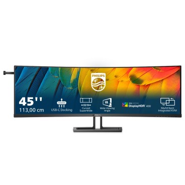 Philips 6000 series 45B1U6900C 00 LED display 113 cm (44.5") 5120 x 1440 pixels UltraWide Dual Quad HD Noir