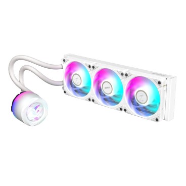 Gigabyte AORUS WATERFORCE X II 360I Processeur Refroidisseur de liquide tout-en-un 12 cm Blanc