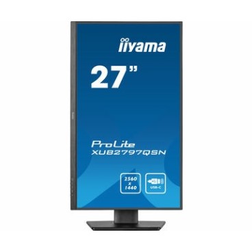 iiyama ProLite XUB2797QSN-B1 écran plat de PC 68,6 cm (27") 2560 x 1440 pixels Wide Quad HD LED Noir