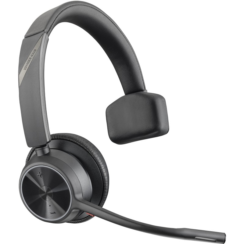 POLY Micro-casque monaural Voyager 4320 UC + adaptateur USB-A BT700 + base de chargement