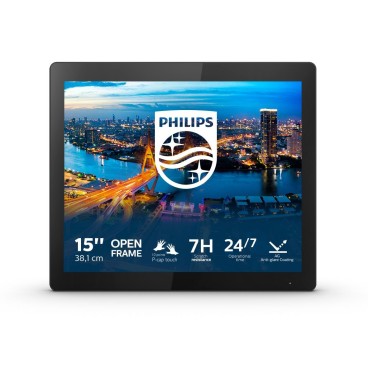 Philips B Line 152B1TFL 00 écran plat de PC 38,1 cm (15") 1024 x 768 pixels LED Écran tactile Noir