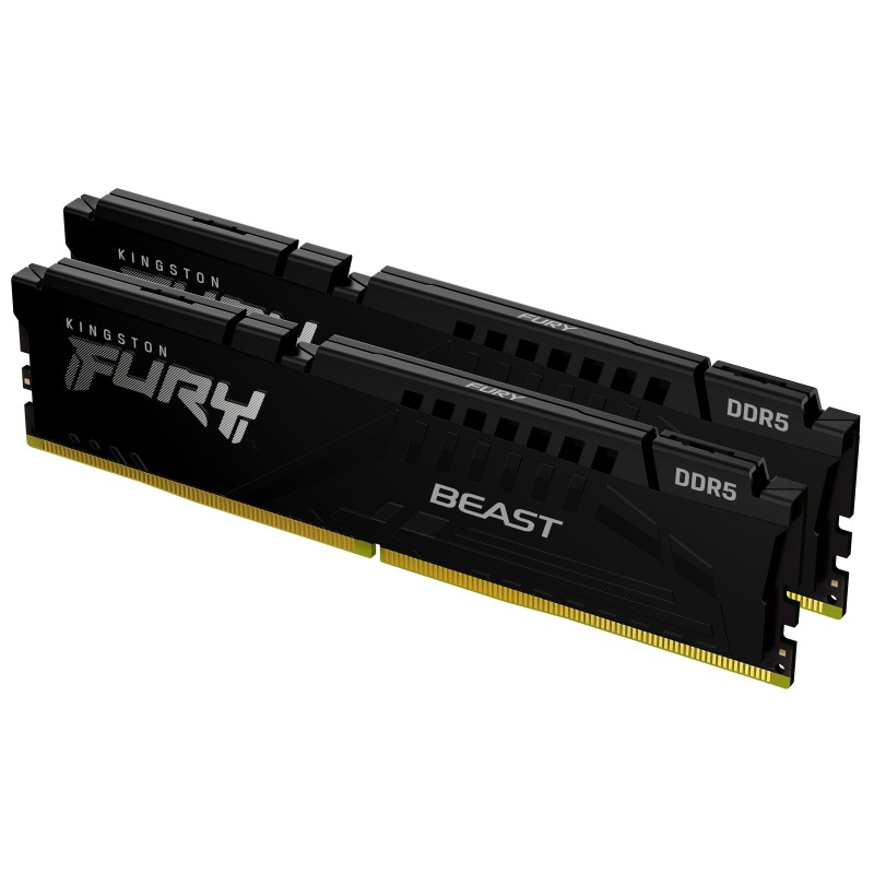 Kingston Technology FURY Beast 32 Go 6000 MT s DDR5 CL30 DIMM (Kits de 2) Black XMP