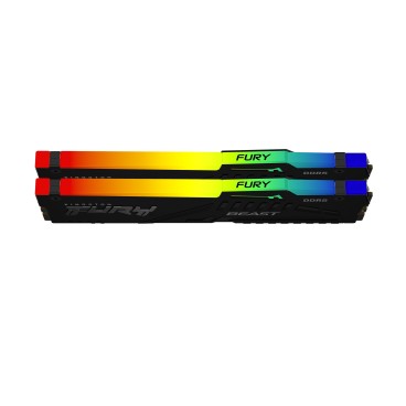 Kingston Technology FURY Beast 32GB 6000MT s DDR5 CL30 DIMM (Kits de 2) RGB XMP