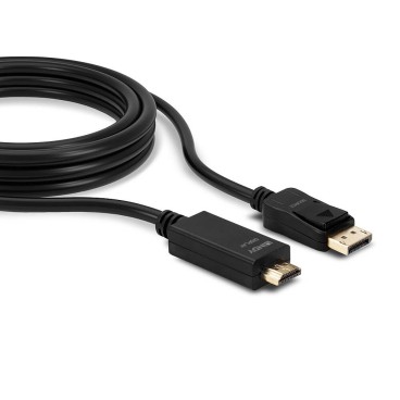 Lindy 36920 câble vidéo et adaptateur 0,5 m DisplayPort HDMI Type A (Standard) Noir