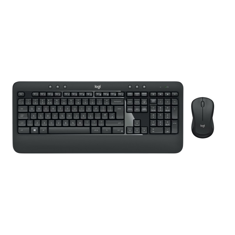 Logitech Advanced MK540 clavier Souris incluse USB QWERTZ Allemand Noir, Blanc