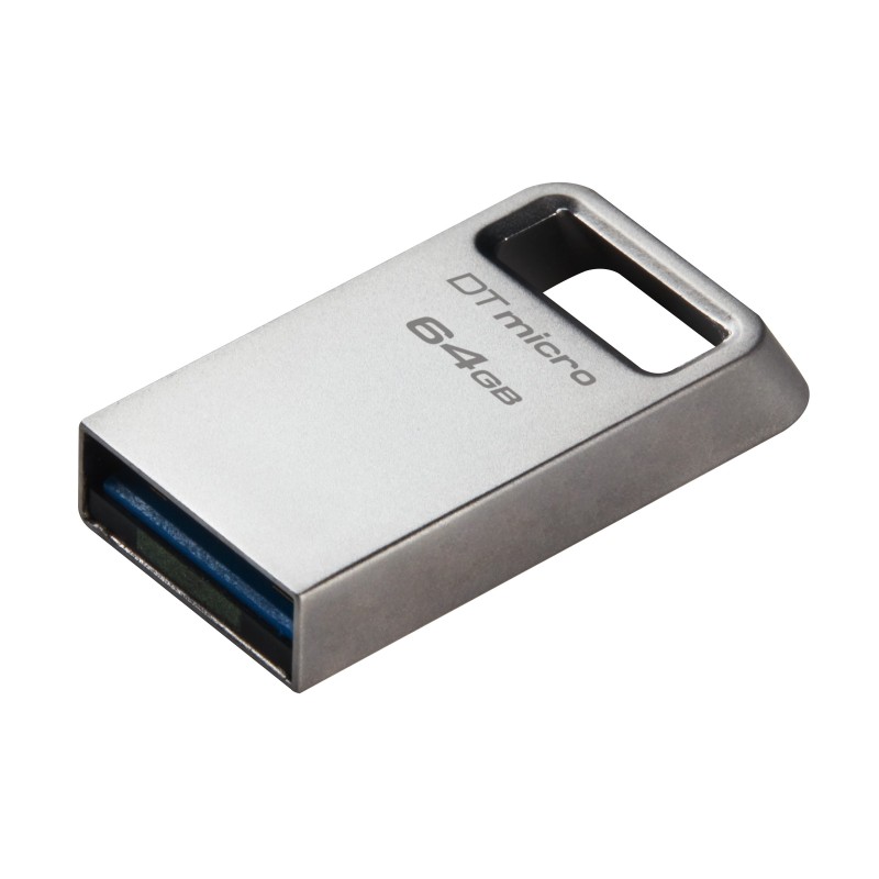 Kingston Technology DataTraveler 64 Go Micro 200 Mo s Metal USB 3.2 Gen 1