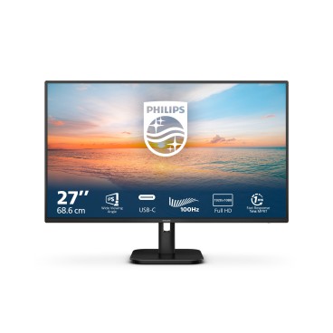 Philips 1000 series 27E1N1300A 00 écran plat de PC 68,6 cm (27") 1920 x 1080 pixels Full HD LCD Noir