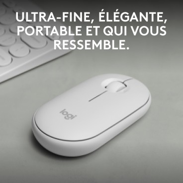 Logitech Pebble 2 M350s souris Ambidextre RF sans fil + Bluetooth Optique 4000 DPI