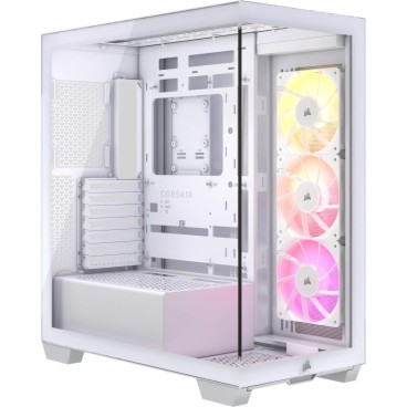 CORSAIR 3500X ARGB Mid-Tower PC Case, White
