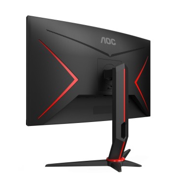 AOC CQ27G2S BK écran plat de PC 68,6 cm (27") 2560 x 1440 pixels Quad HD Noir, Rouge