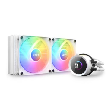 NZXT Kraken 240 RGB Processeur Refroidisseur de liquide tout-en-un 12 cm Blanc 1 pièce(s)