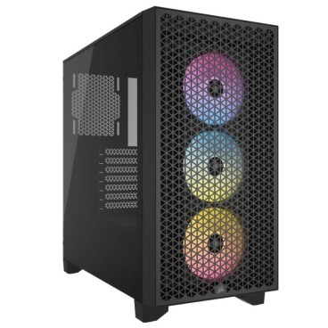 CORSAIR 3000D RGB AIRFLOW TEMPERED GLASS MID-TOWER BLACK