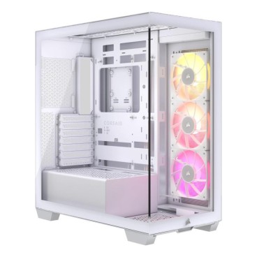 CORSAIR iCUE LINK 3500X RGB Mid-Tower PC Case, White