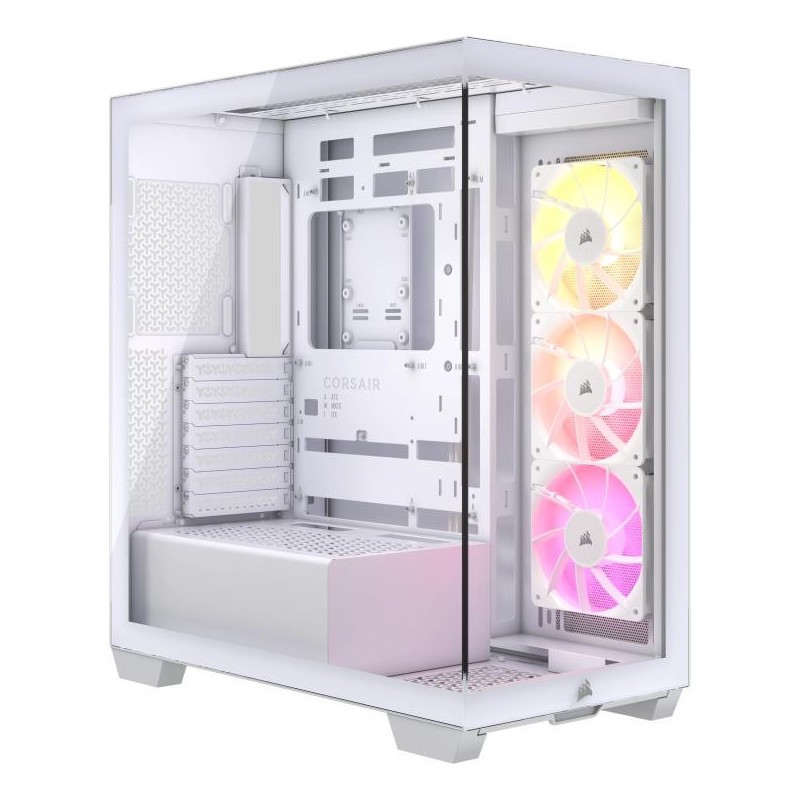 CORSAIR 3500X ARGB Mid-Tower PC Case, White