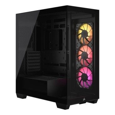 CORSAIR 3500X ARGB Mid-Tower PC Case, Black