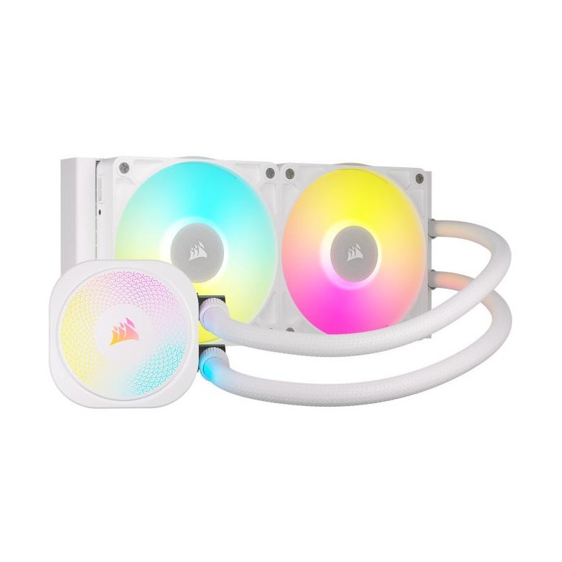 Corsair iCUE LINK TITAN RX RGB Processeur Refroidisseur de liquide tout-en-un 12 cm Blanc 1 pièce(s)