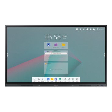 Samsung WA65C tableau blanc interactif 165,1 cm (65") 3840 x 2160 pixels Écran tactile Noir