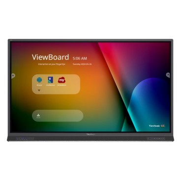 Viewsonic IFP7552-1A affichage de messages Écran plat interactif 190,5 cm (75") Wifi 400 cd m² 4K Ultra HD Écran tactile