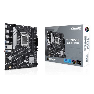 ASUS PRIME B760M-R D4 Intel B760 LGA 1700 micro ATX