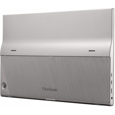 Viewsonic TD1655 écran plat de PC 39,6 cm (15.6") 1920 x 1080 pixels Full HD LED Écran tactile Multi-utilisateur Noir, Argent