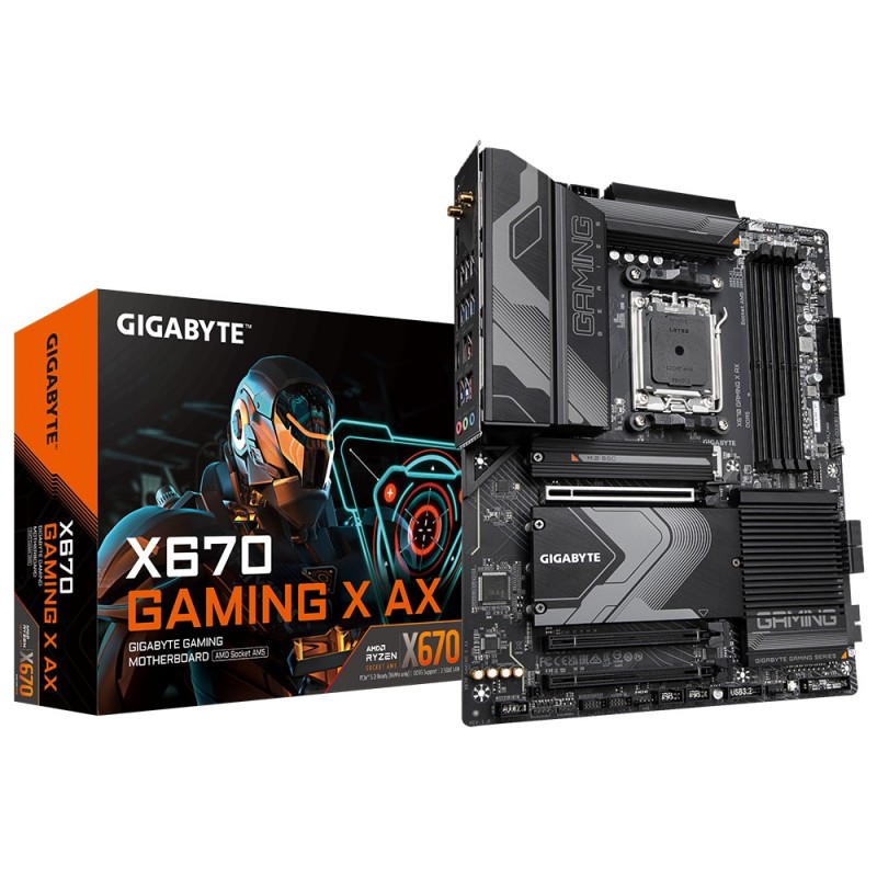 GIGABYTE X670 GAMING X AX carte mère AMD X670 Emplacement AM5 ATX